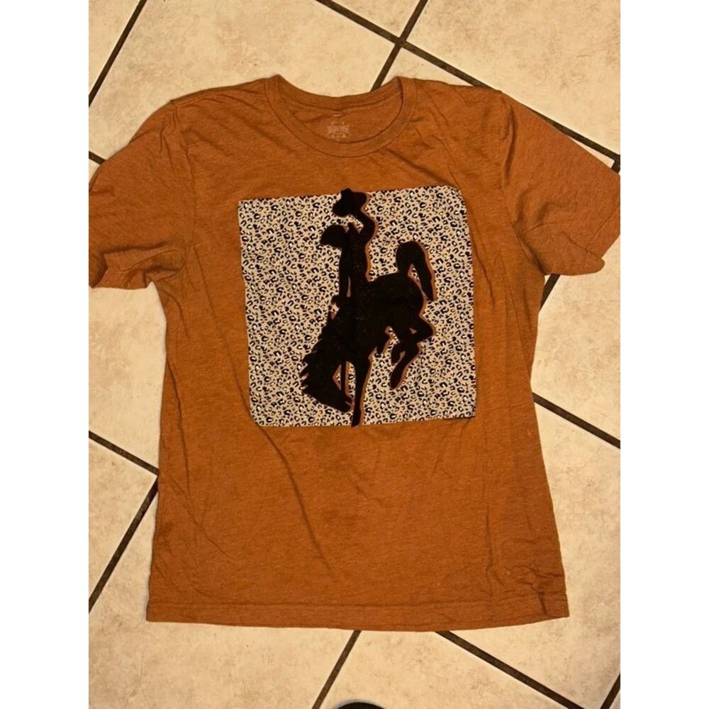 Women’s Orange Bronc Rider Shirt Size Large